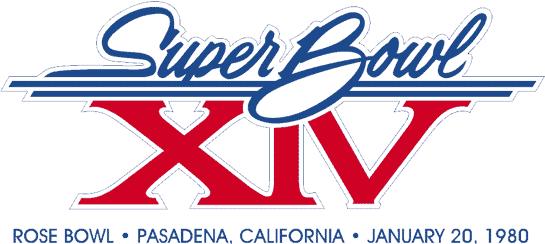 Super Bowl XIV Logo vinyl decal